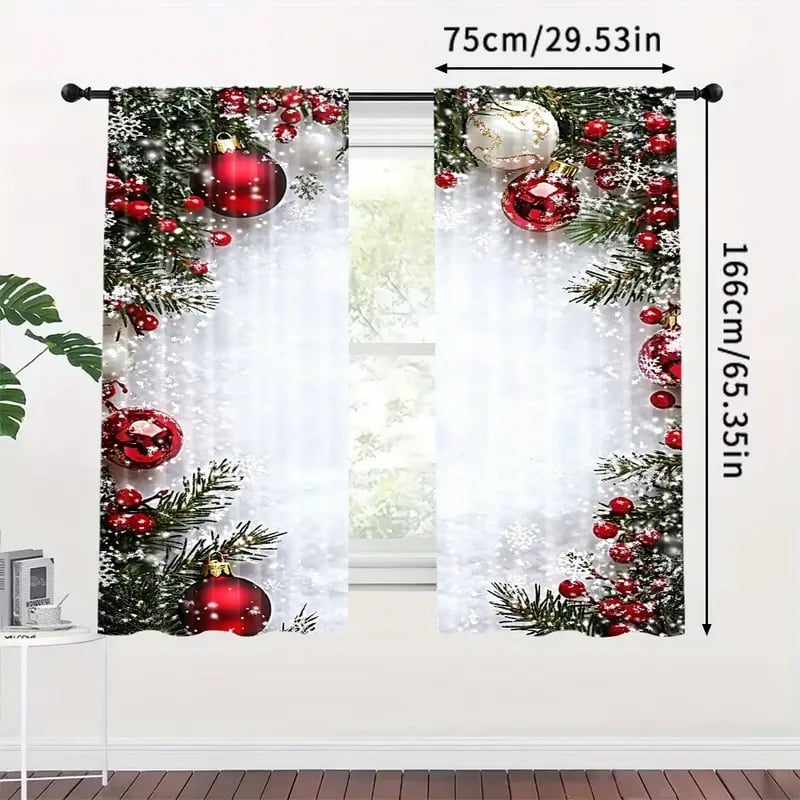 Aurelinneva | Christmas Style Curtains