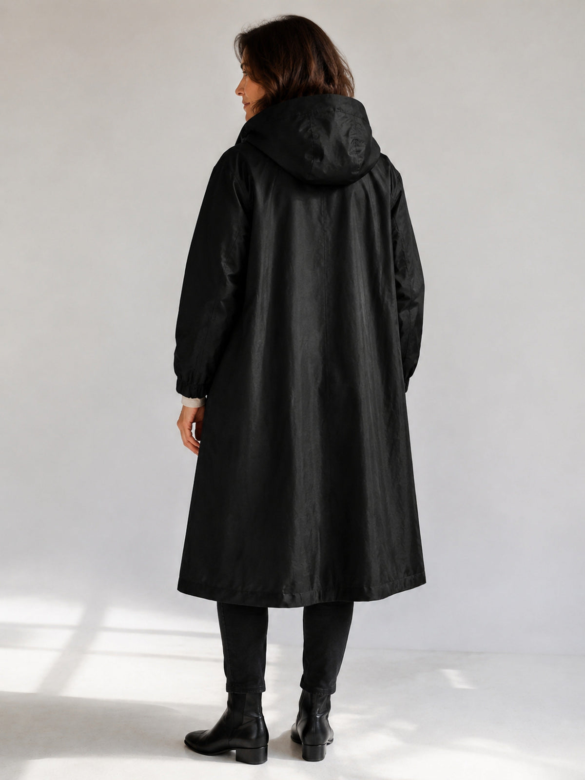Theodora | Hooded Longline Trench Coat