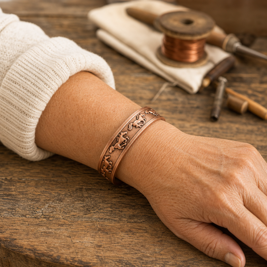 Horse Copper Bracelet