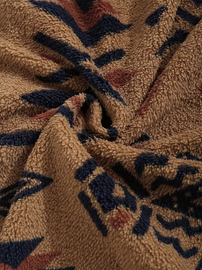 Roanne | Camel Aztec Sherpa Bomber