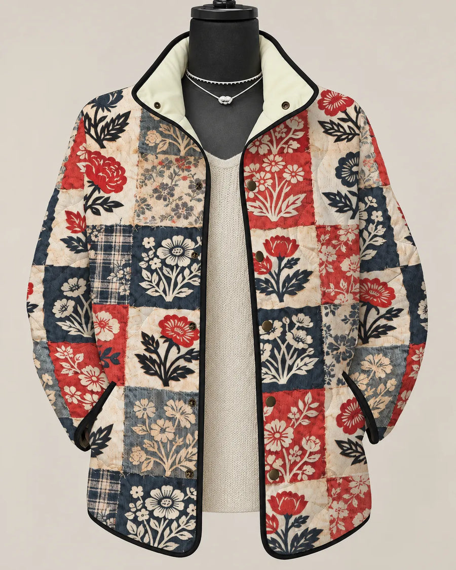 Adelaide | Floral Patchwork Jacket