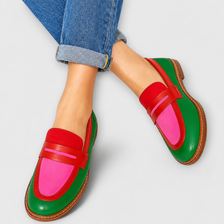 Nyla | Casual Contrast Loafers
