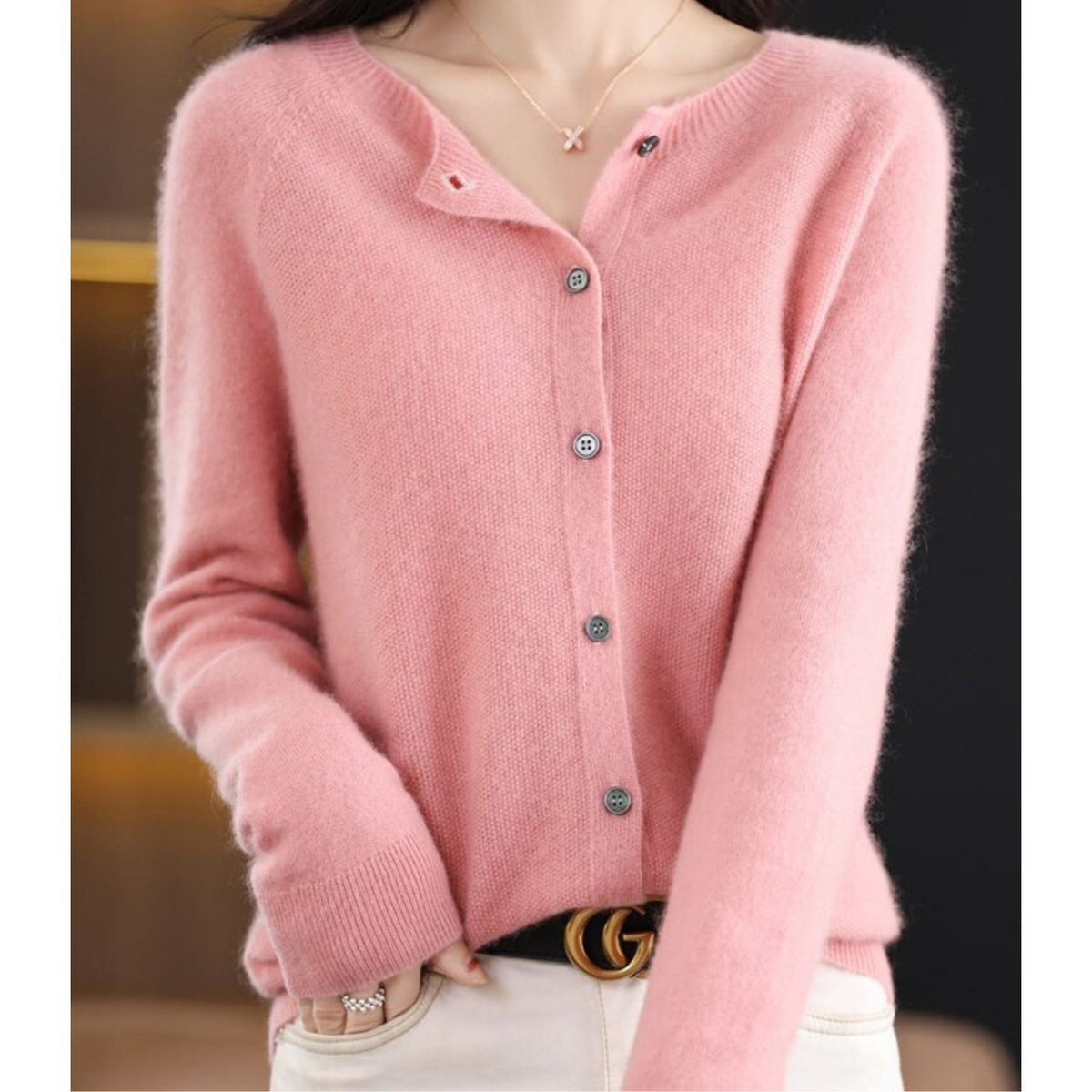 Mercy | Round Neck Cardigan