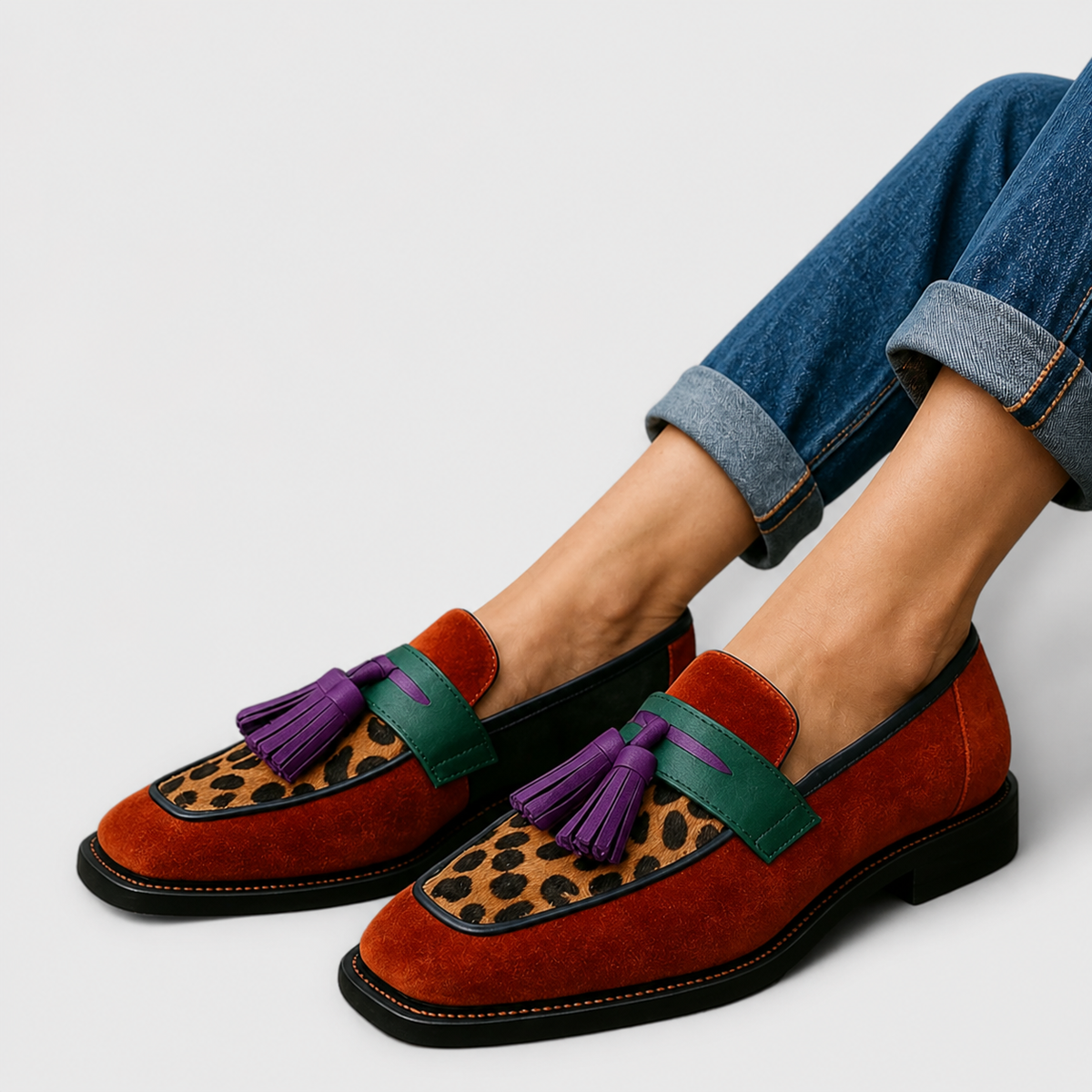 Ione | Multicolored Loafers
