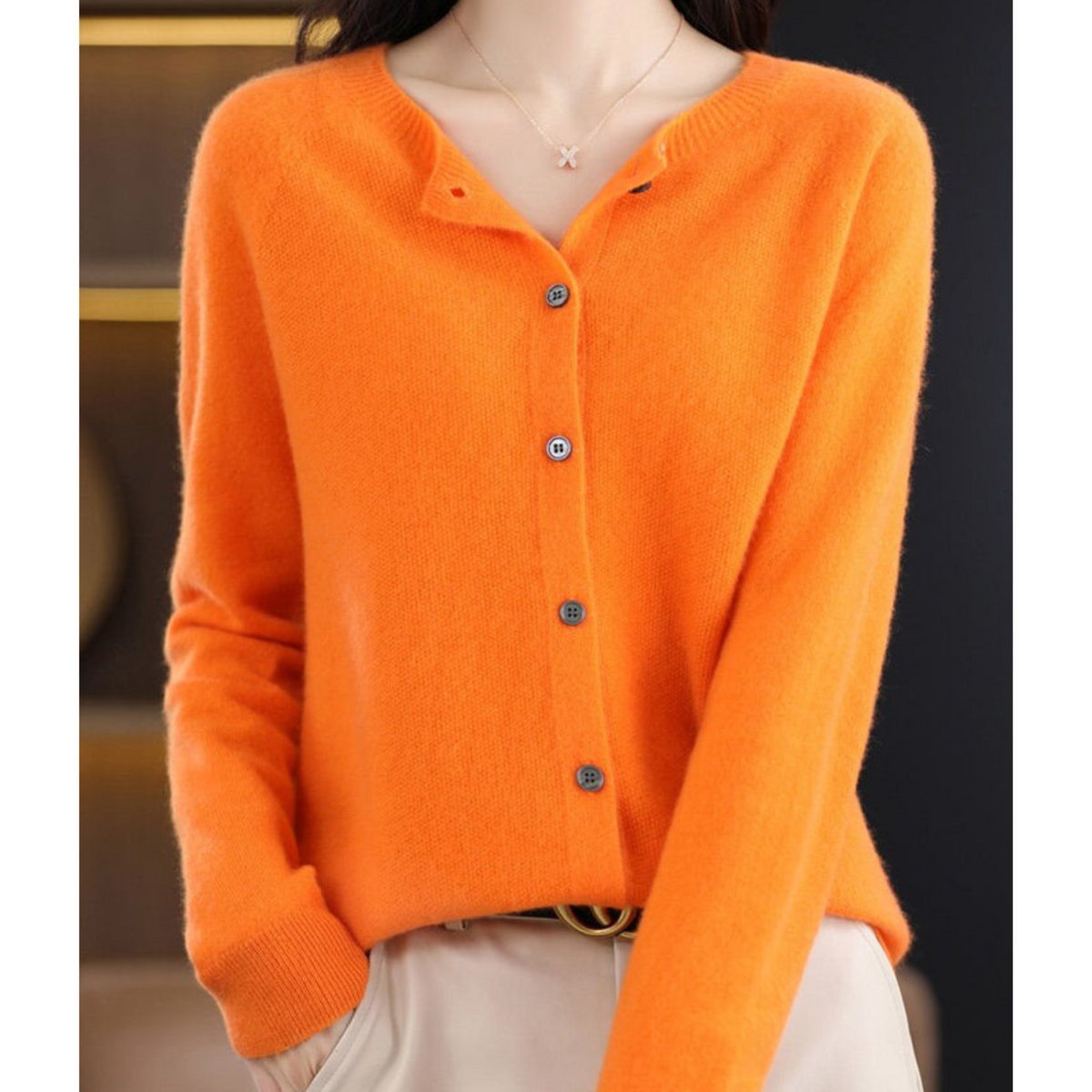 Mercy | Round Neck Cardigan