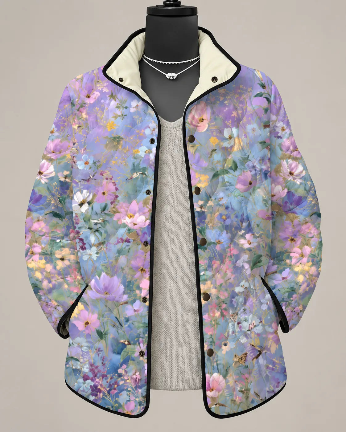 Rosalie | Strawberry Patchwork Jacket