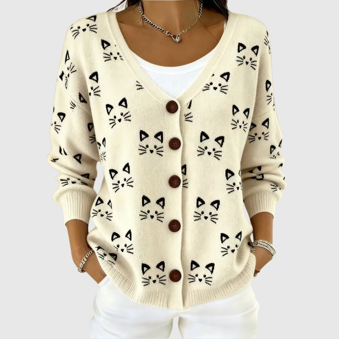 Adela | Buttoned Knit Cardigan