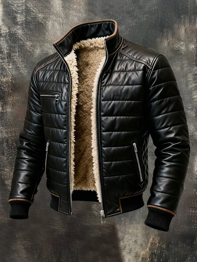 Lucas | Refined High Collar Jacket
