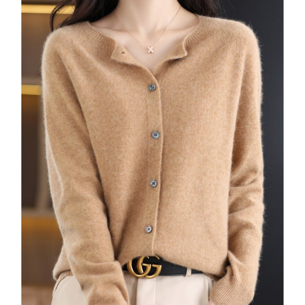 Mercy | Round Neck Cardigan