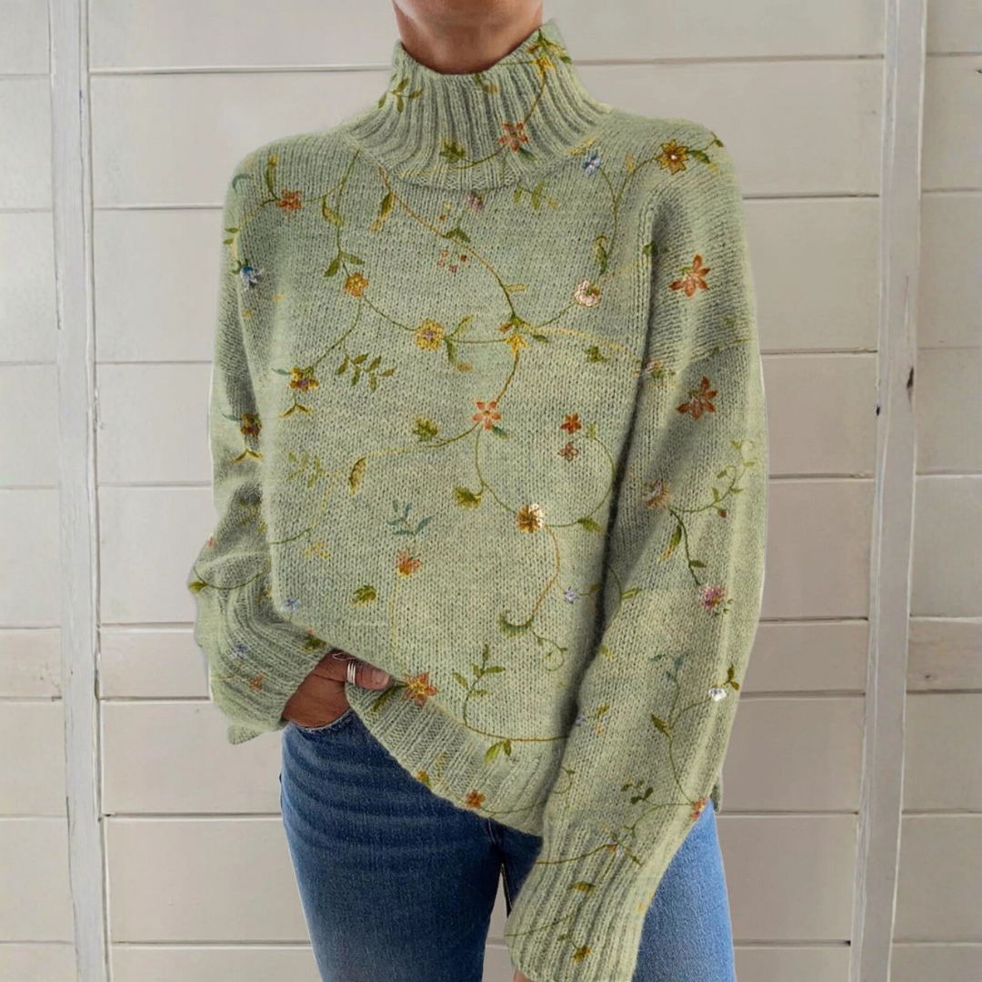 Mila | Floral Pattern Sweater