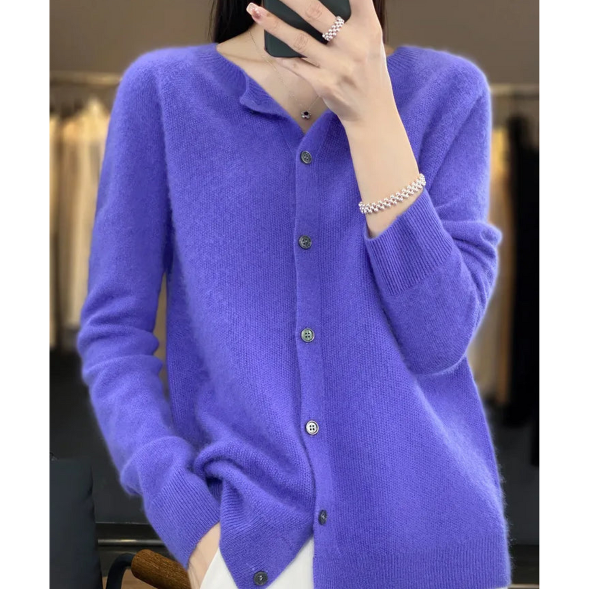 Mercy | Round Neck Cardigan