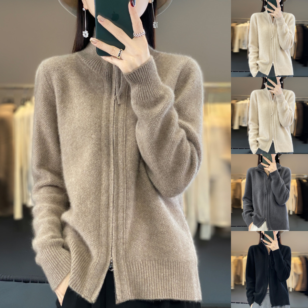 Luna | Zip Up Cardigan