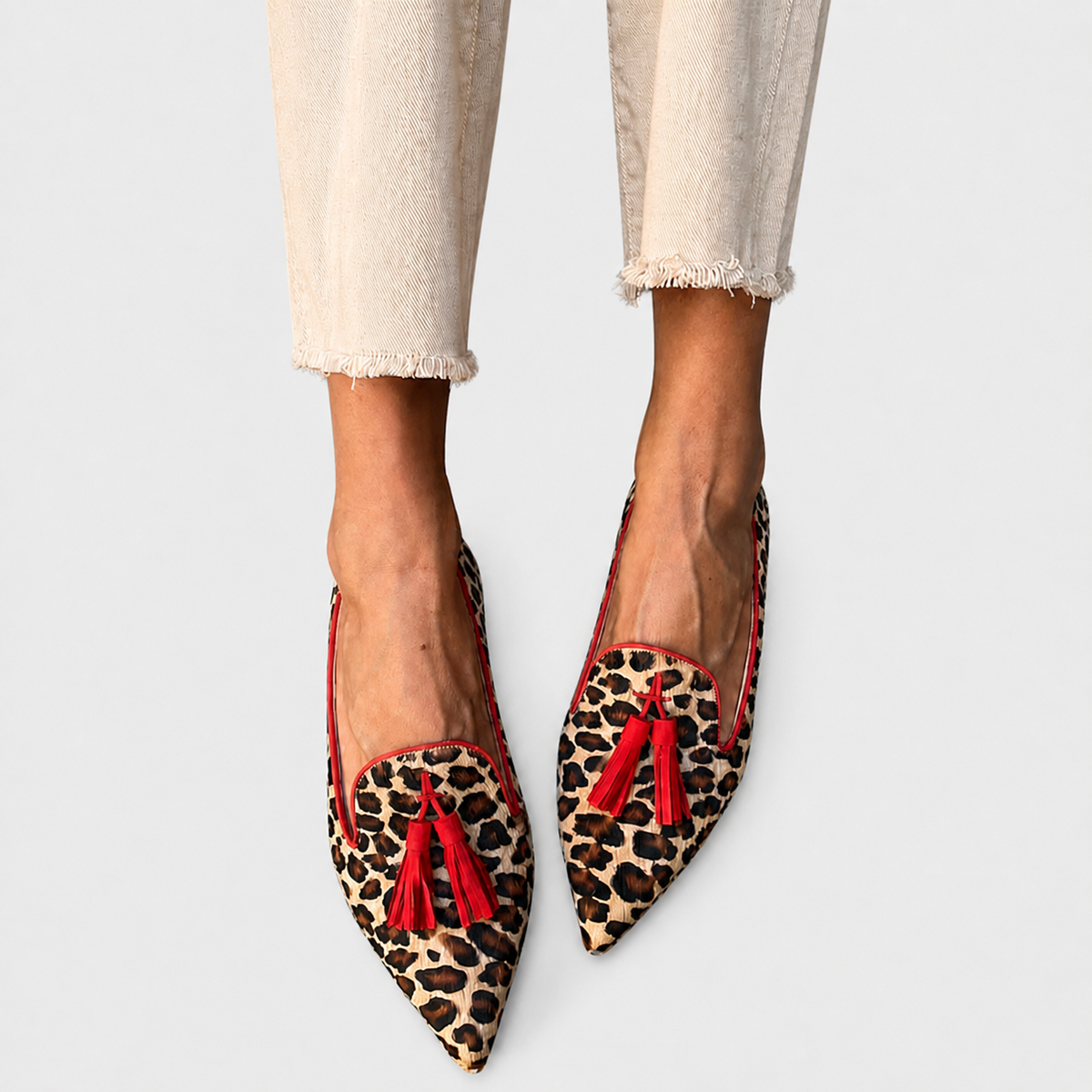 Nela | Leopard Moccasins