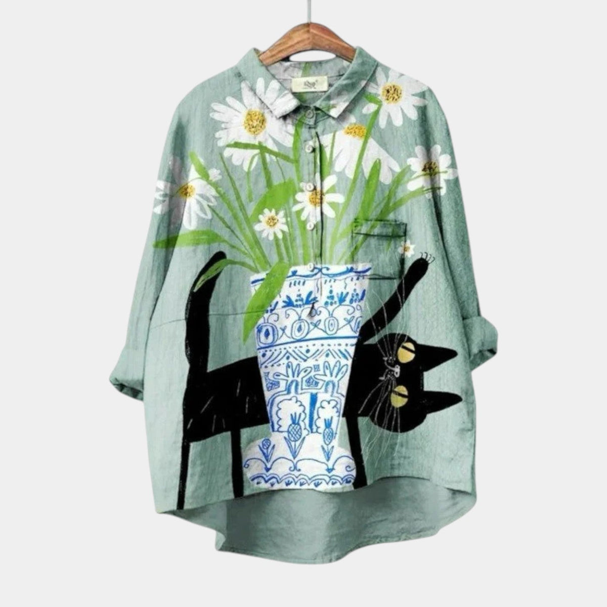 MARCIELA™ - ELEGANT COMFORT PRINTED BLOUSE