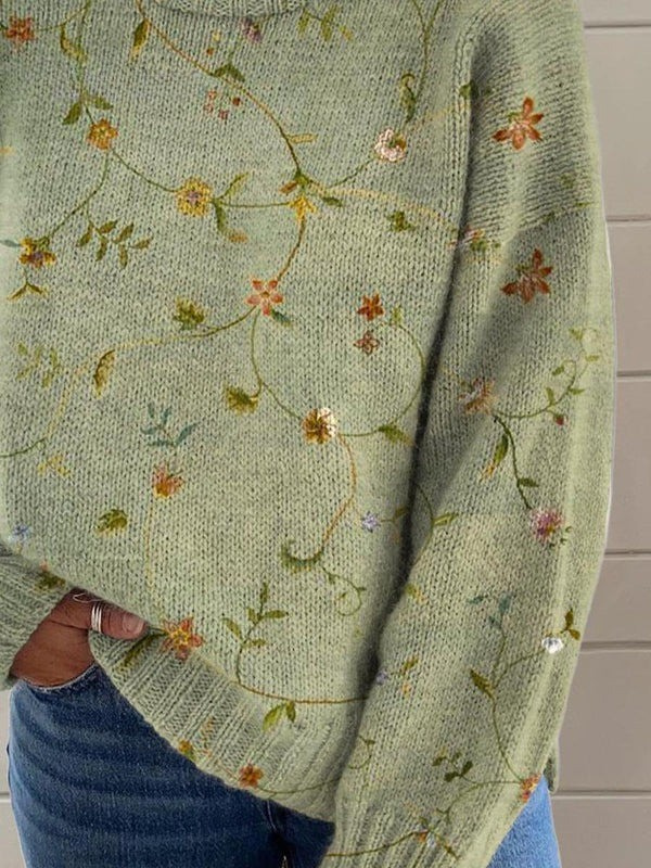 Mila | Floral Pattern Sweater