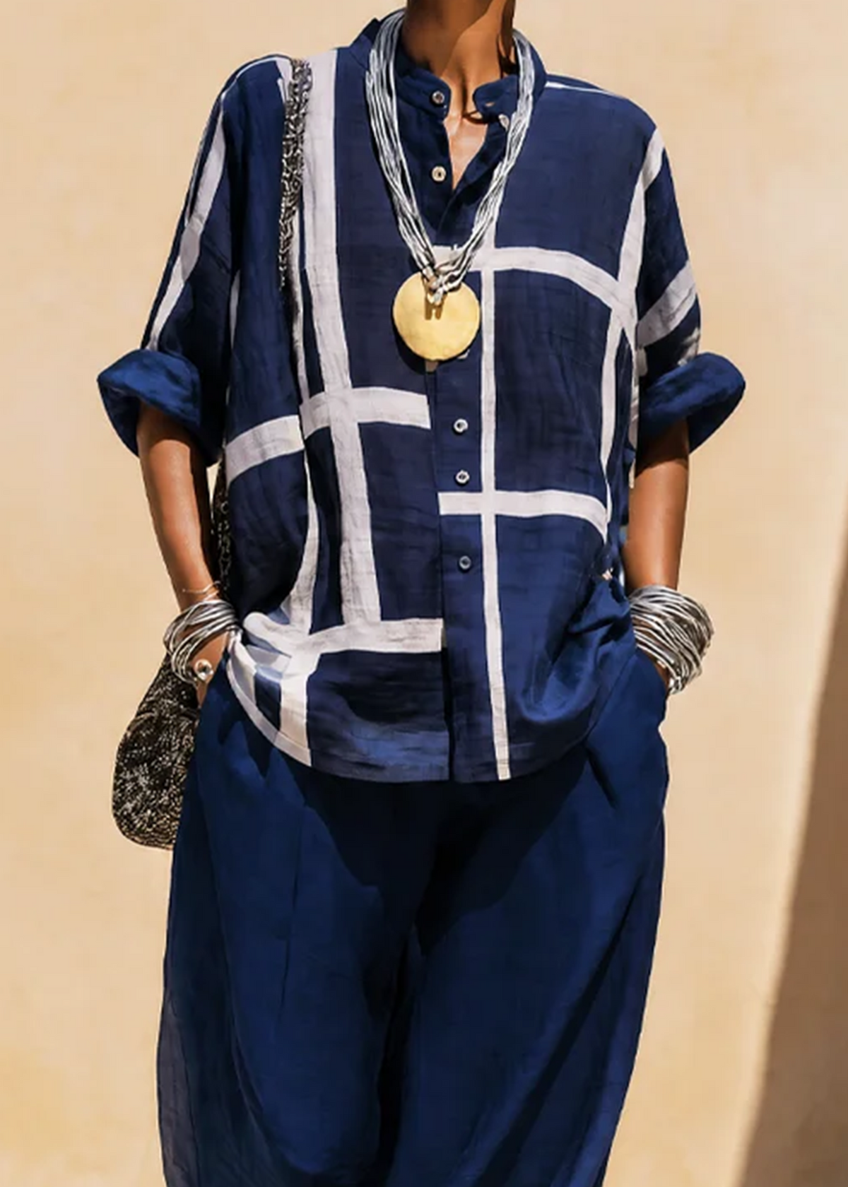 Sloane | Shirt & Wide Leg Pants Set