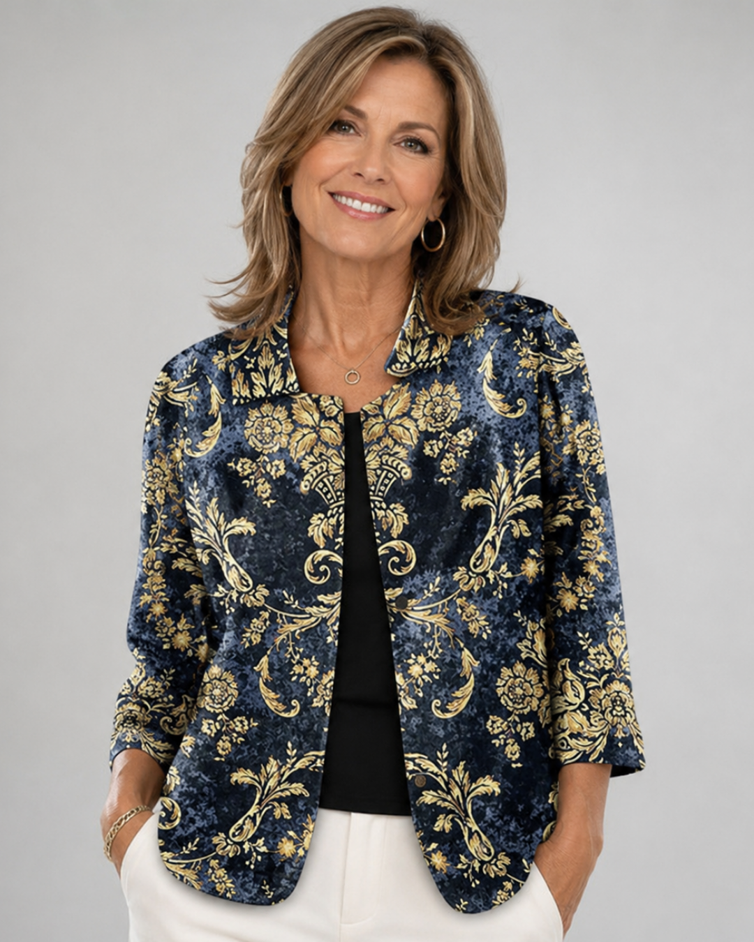 Suzanne | Ornate Open Front Jacket