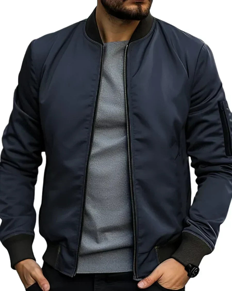 Brent | Classic Bomber Jacket