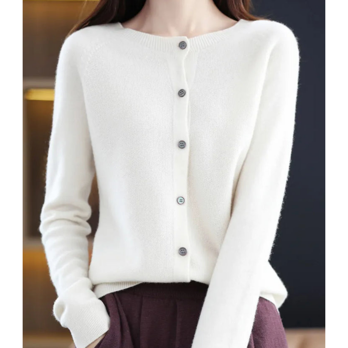 Mercy | Round Neck Cardigan