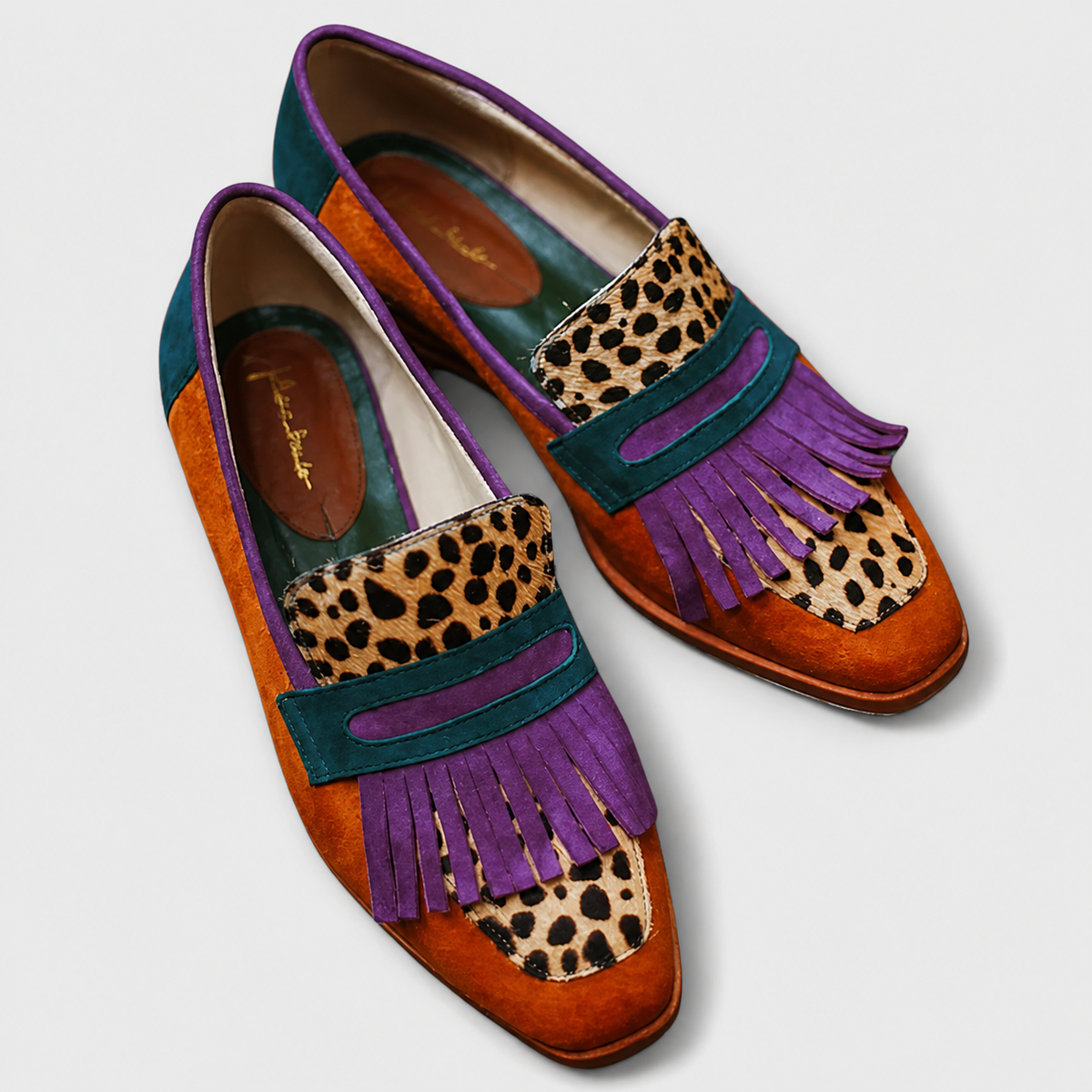 Fallon | Brown Leopard Loafers