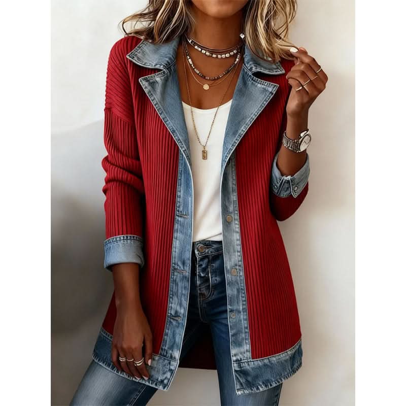 Celine | Contrast Trim Tailored Jacket