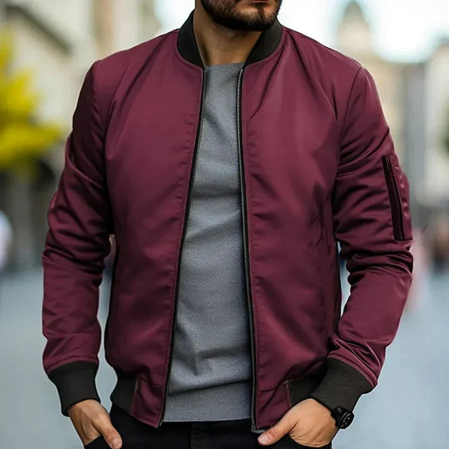Brent | Classic Bomber Jacket