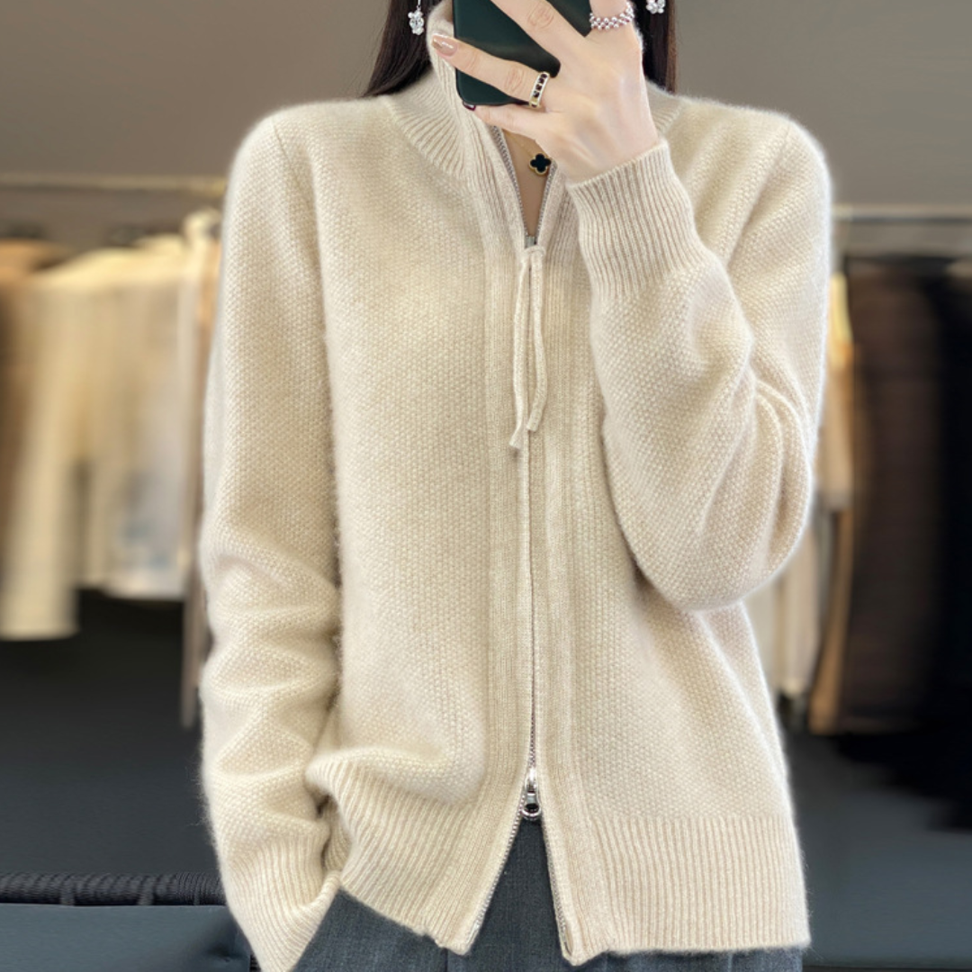 Luna | Zip Up Cardigan