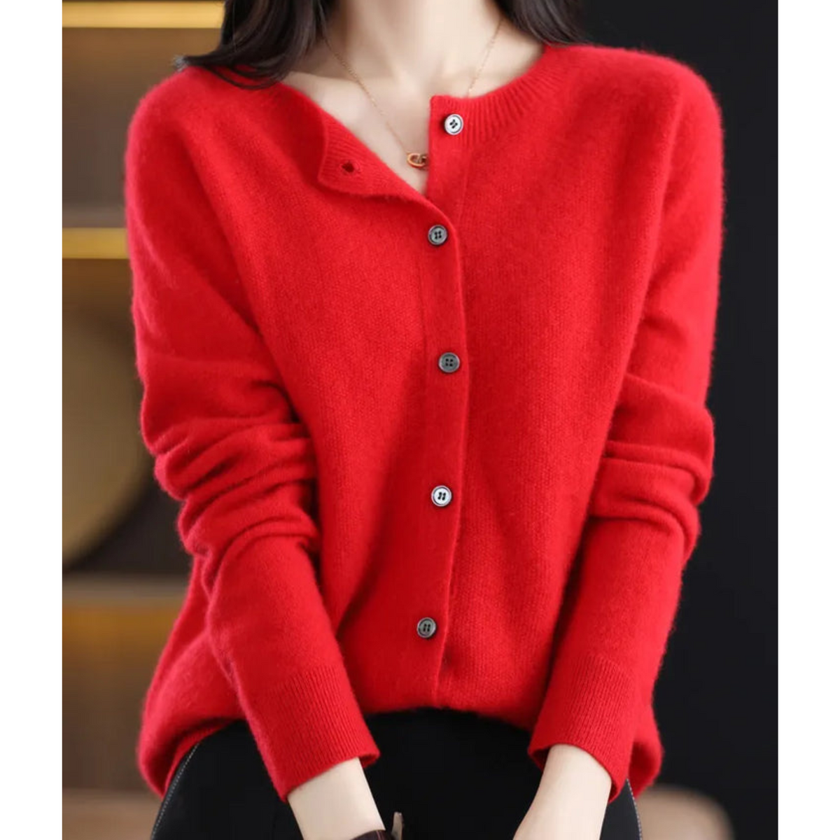 Mercy | Round Neck Cardigan