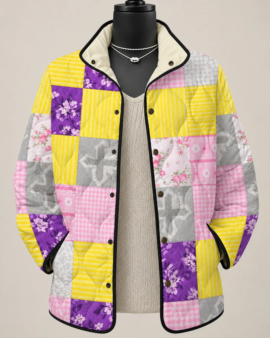 Celestine | Patchwork Quilted Jacket