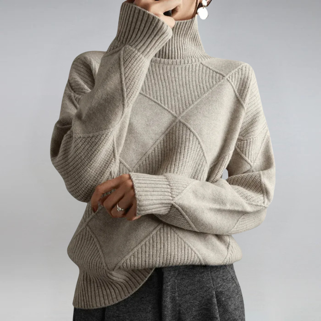 Catherine | Luxe Turtleneck Sweater