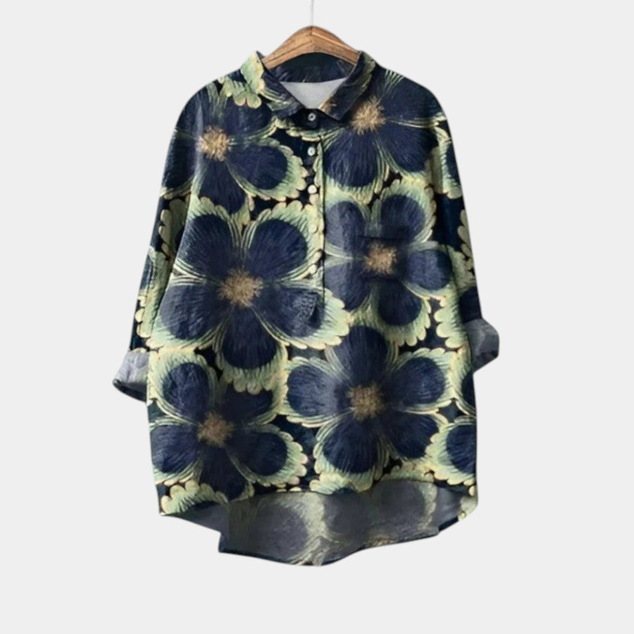 DALIYAH™ - ELEGANT COMFORT PRINTED BLOUSE