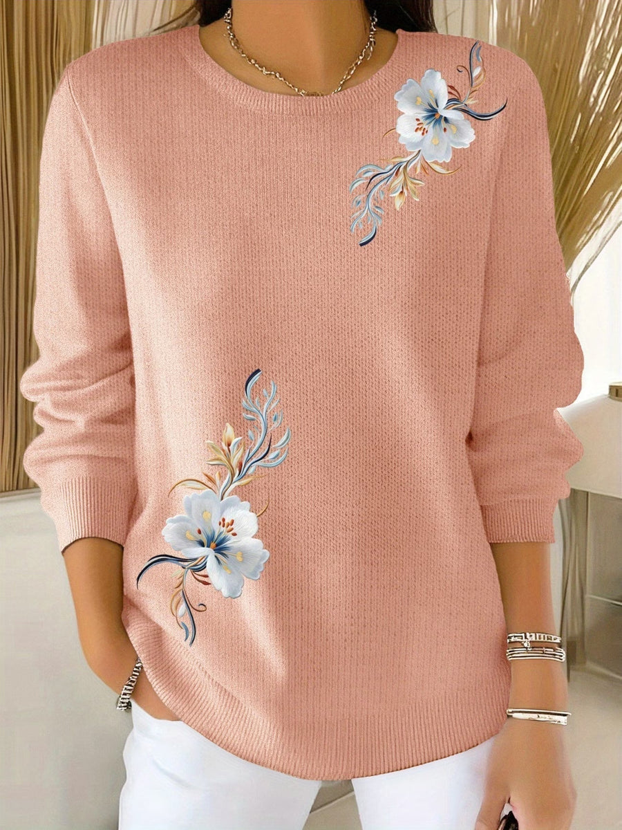 Meyla | Floral Long Sleeve Sweater