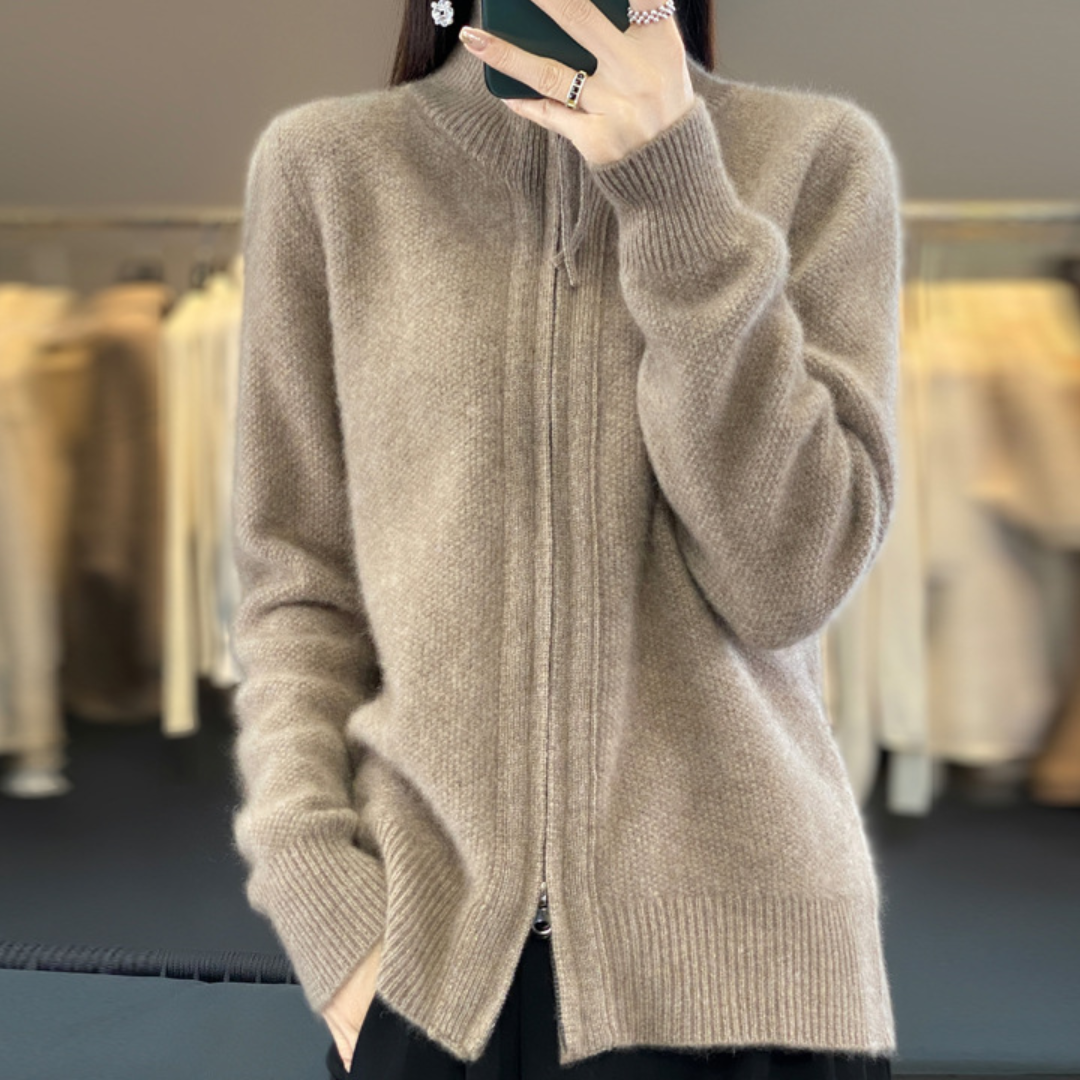Luna | Zip Up Cardigan