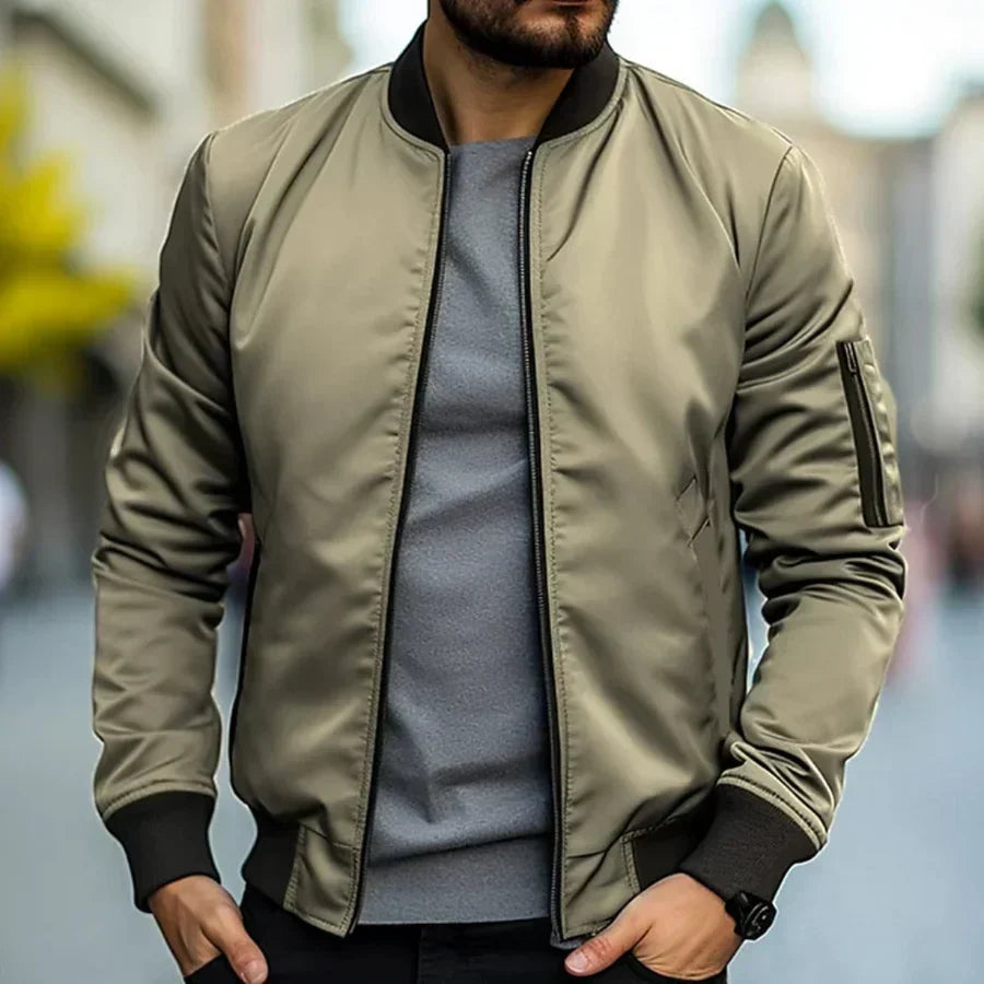 Brent | Classic Bomber Jacket