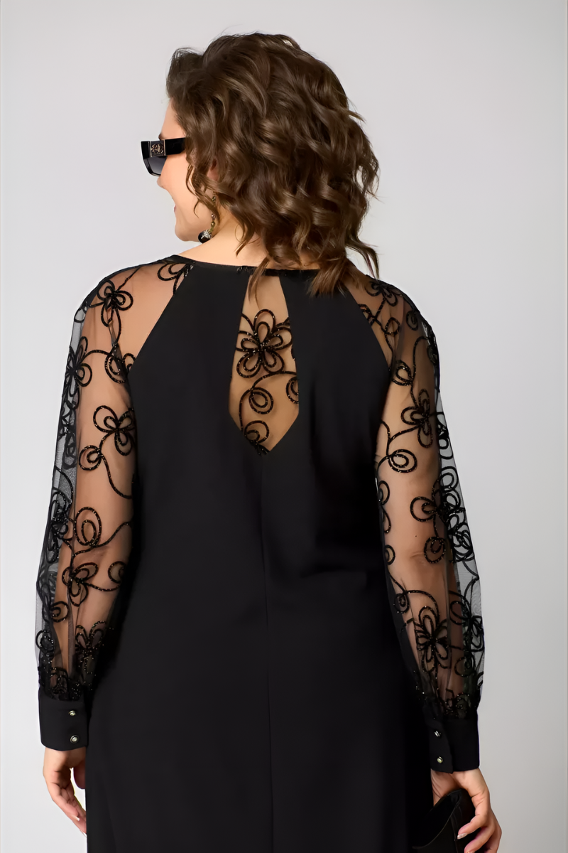 Amira | Lace Sleeve Dress