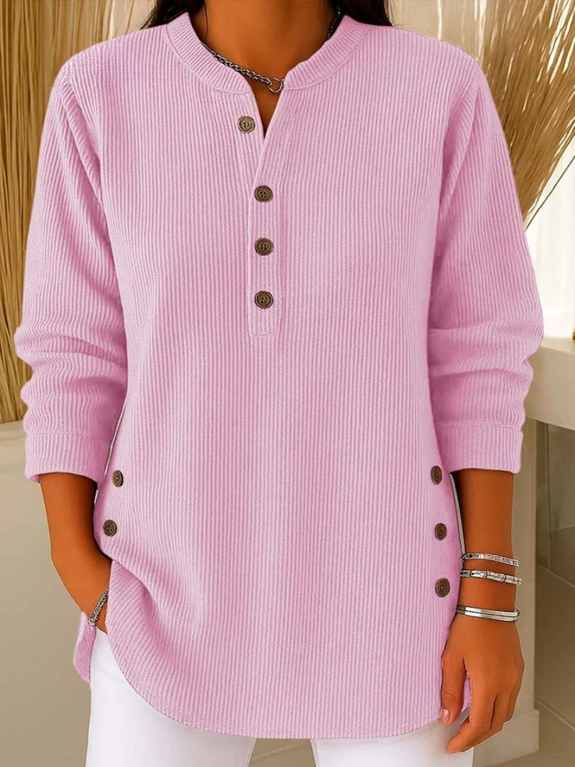 Vincenzina | Henley Tunic with Buttons