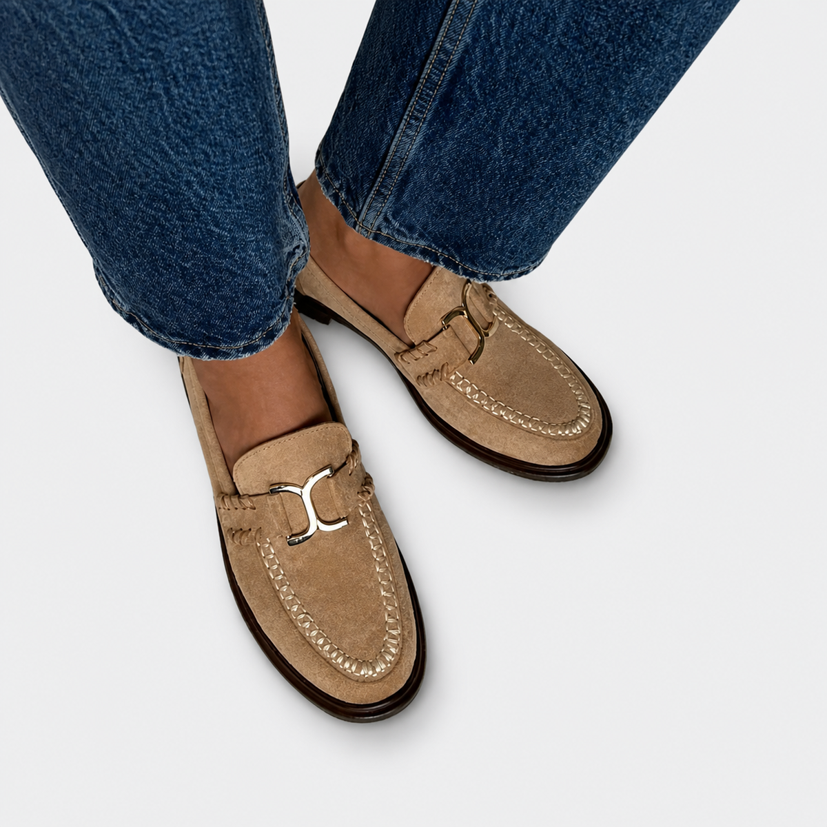 Amélie | Suede Loafers