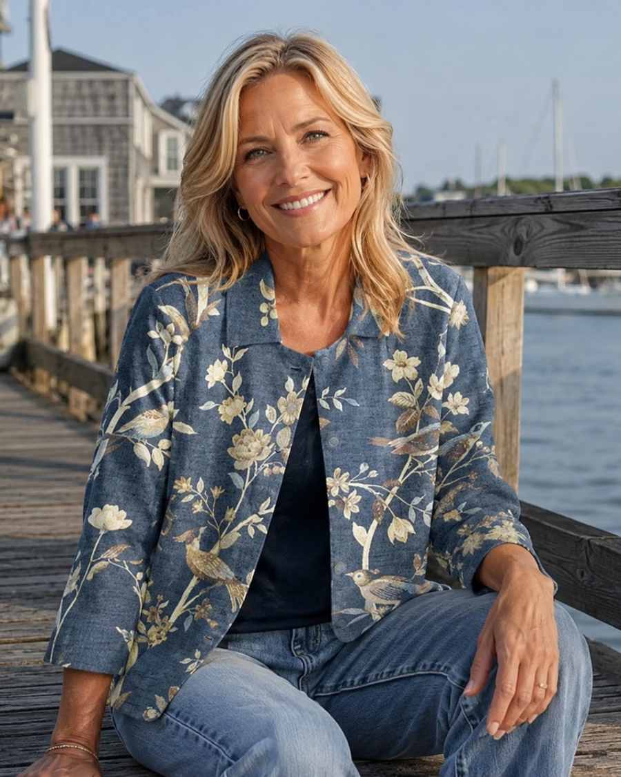 Oriella | Bird And Blossom Blouse