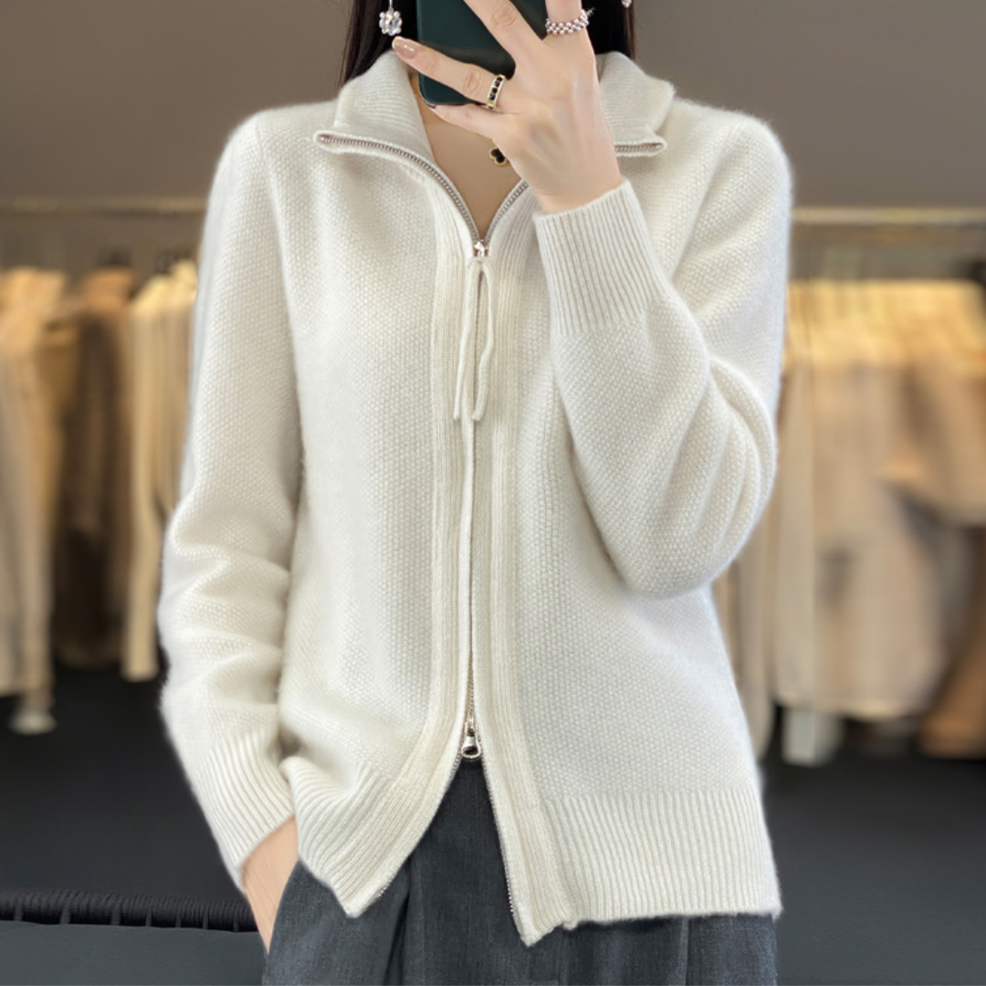 Luna | Zip Up Cardigan