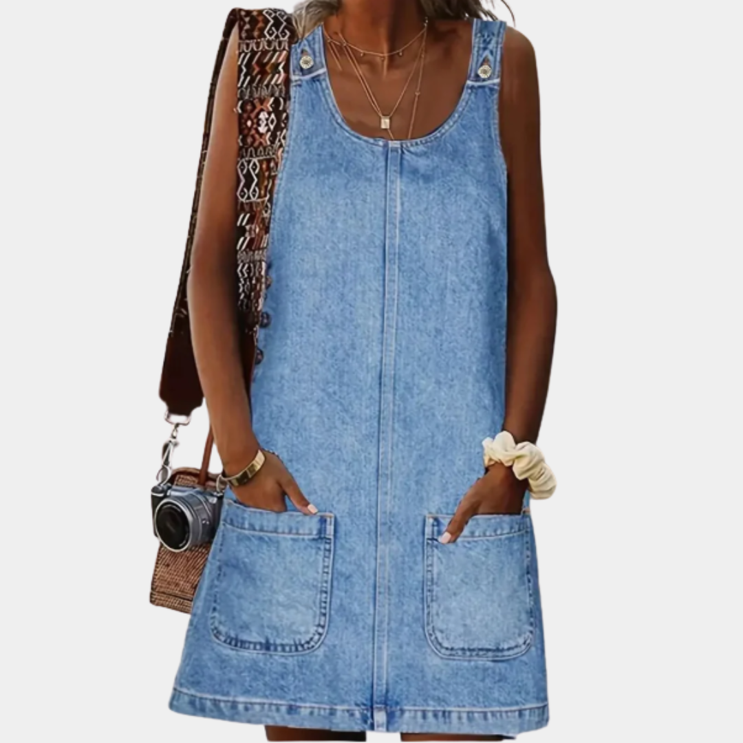 Lunariah | Denim Pocket Dress