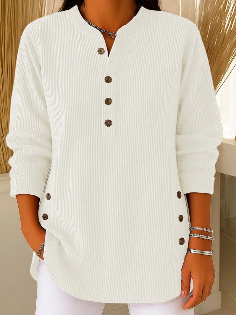 Vincenzina | Henley Tunic with Buttons