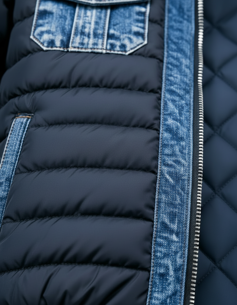 Wesley | Quilted Denim Hybrid Jacket