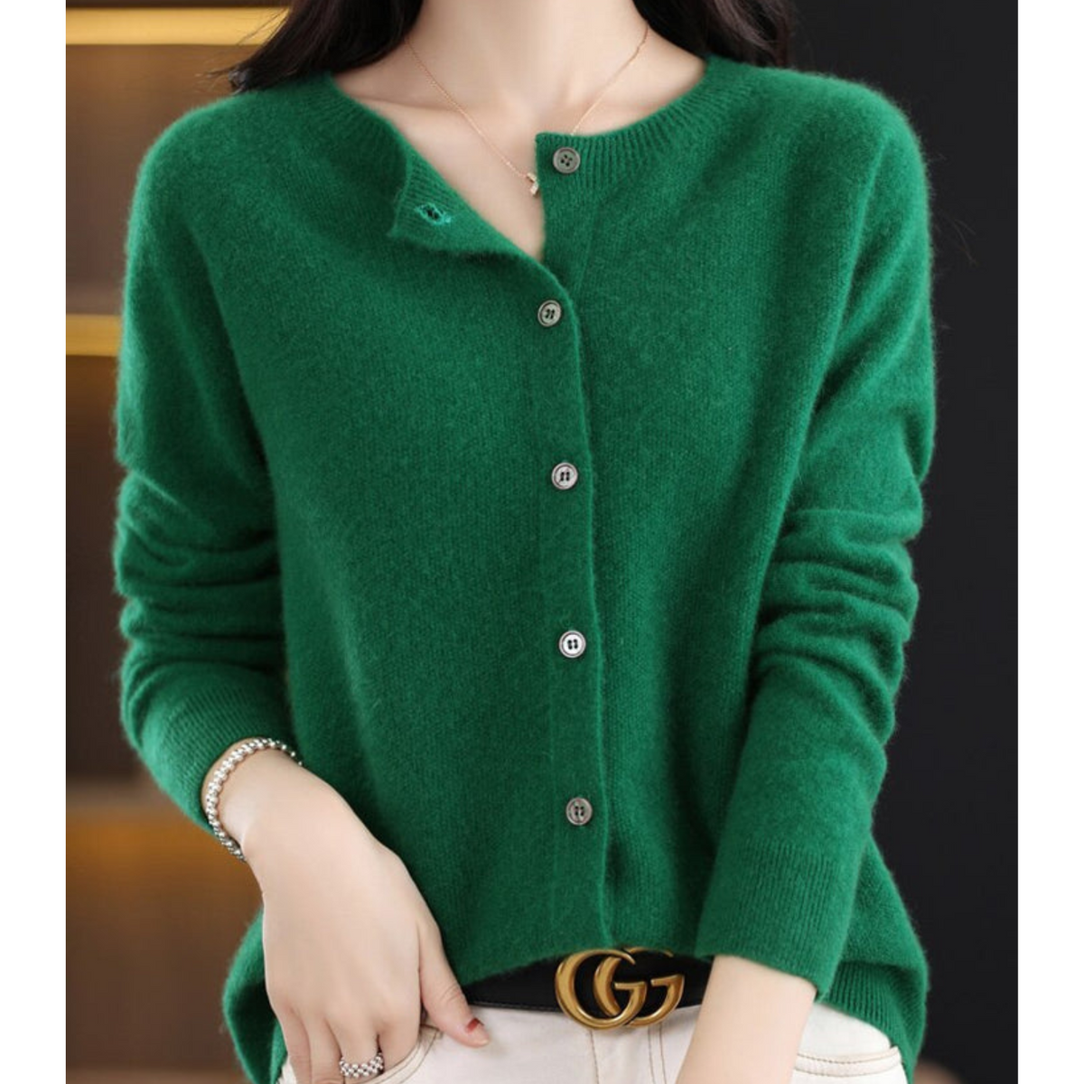 Mercy | Round Neck Cardigan