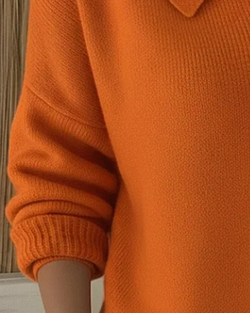 Marisa | Knit Cardigan with Shirt Collar
