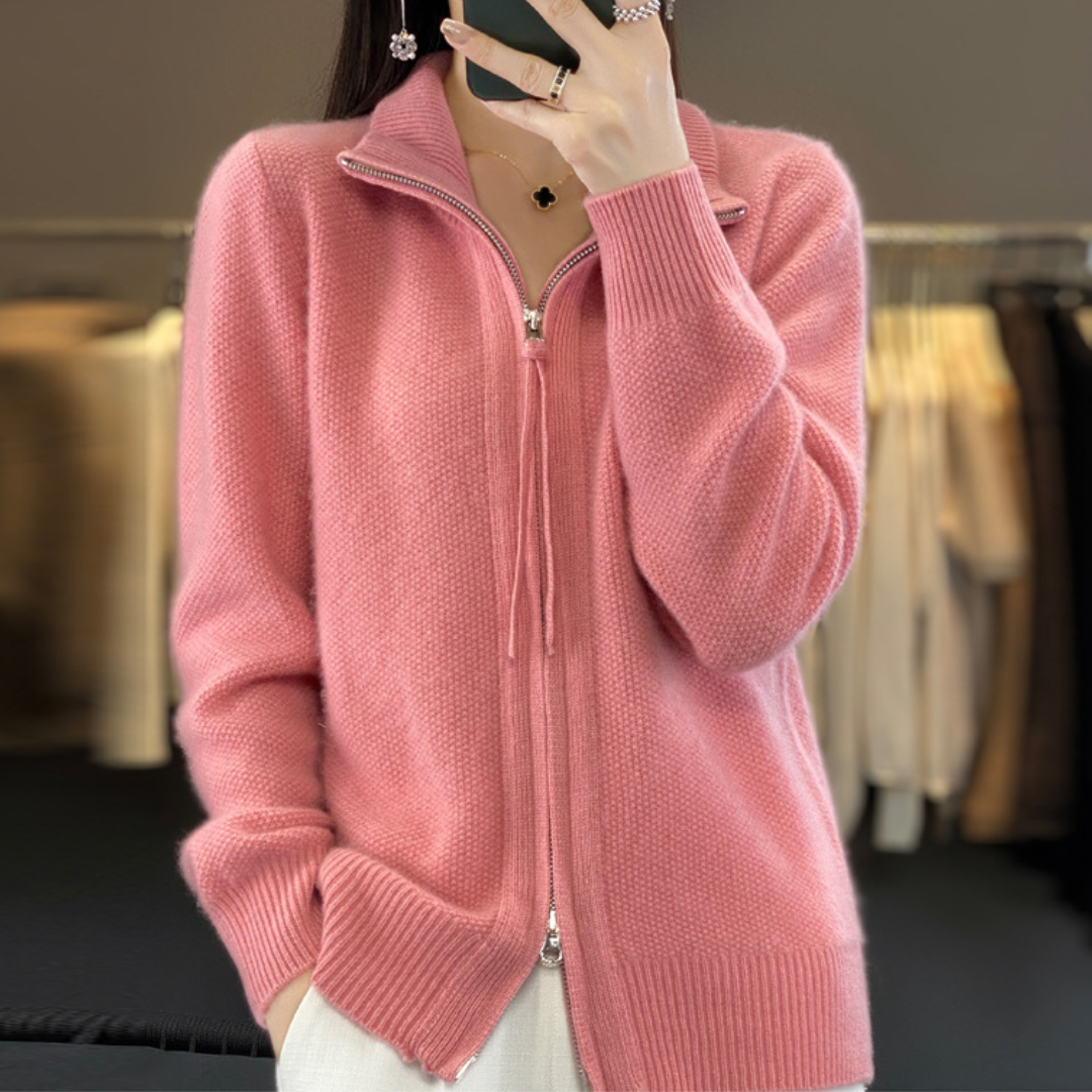 Luna | Zip Up Cardigan