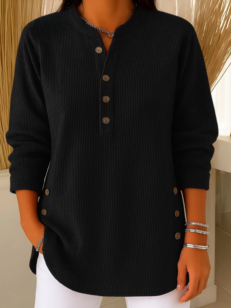 Vincenzina | Henley Tunic with Buttons
