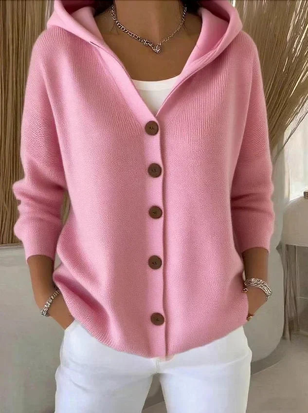 Concettina | Hooded Knit Cardigan