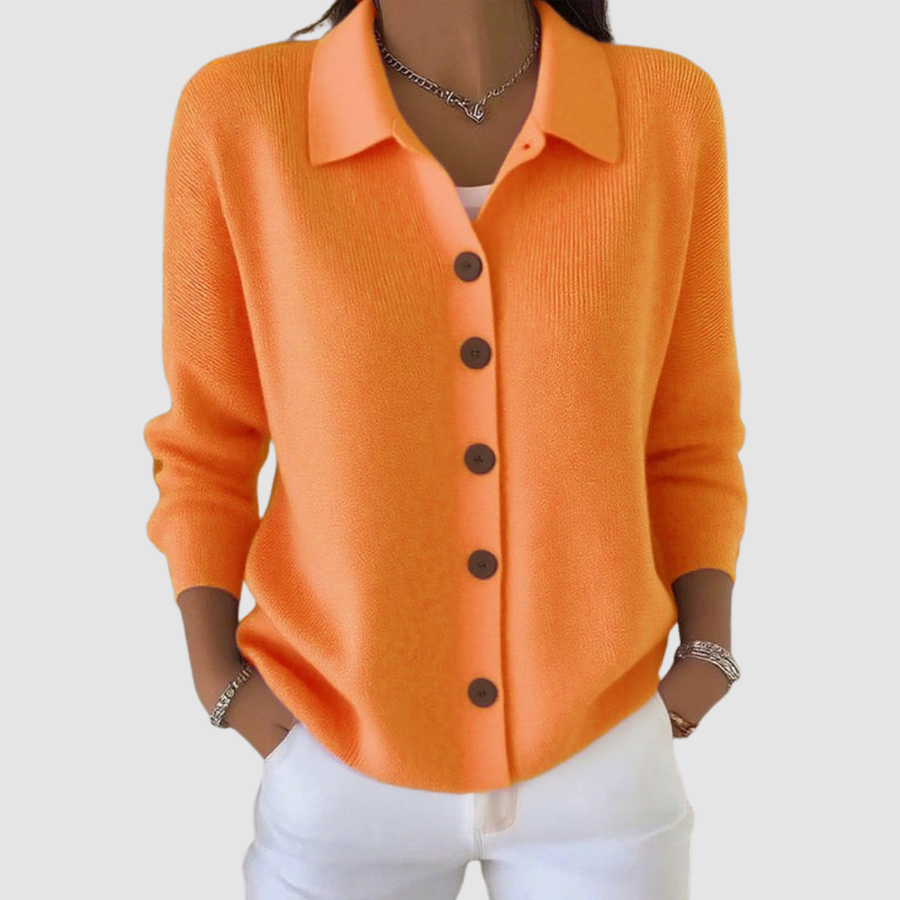 Millie | Button Up Collared Cardigan