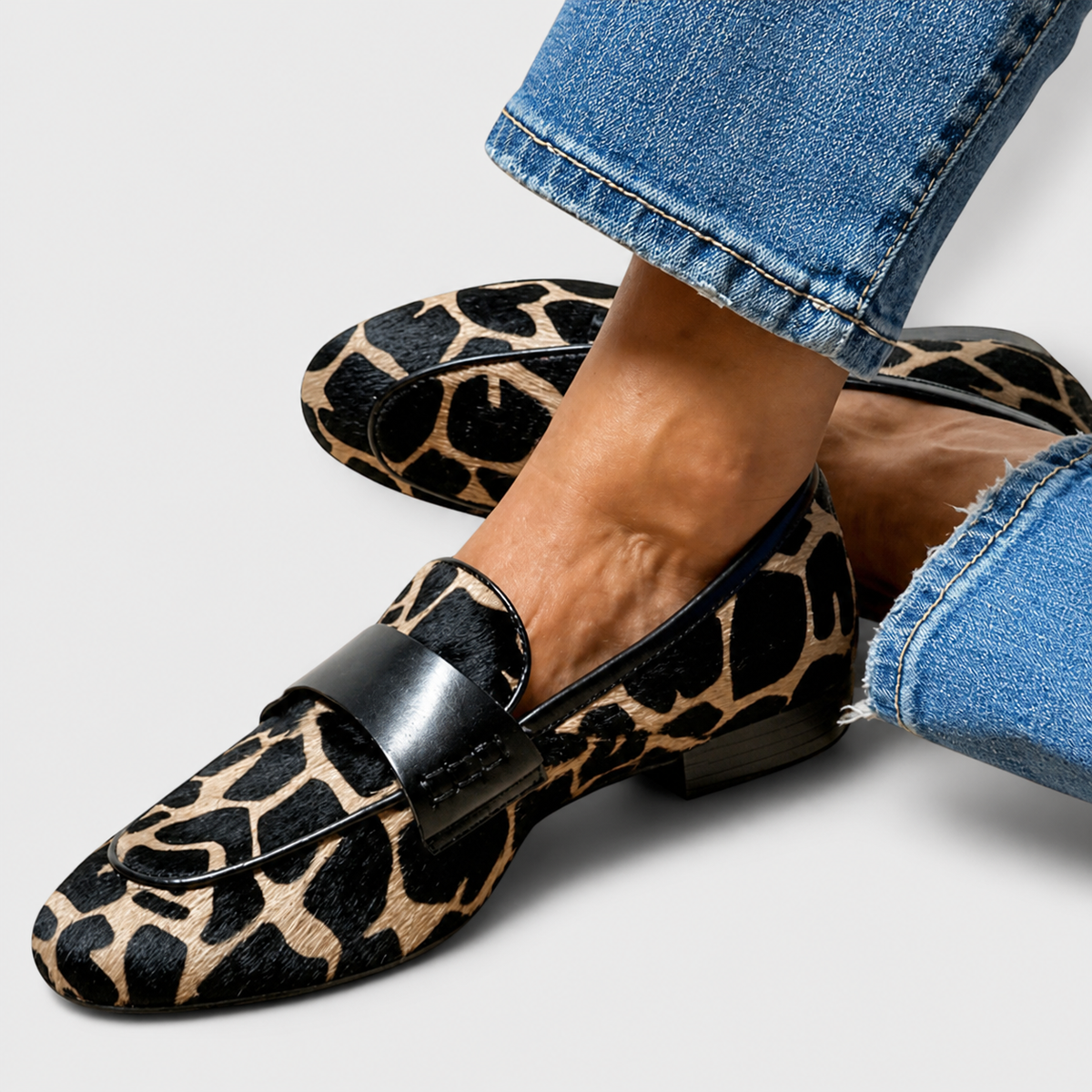 Léonie | Leopard Moccasins