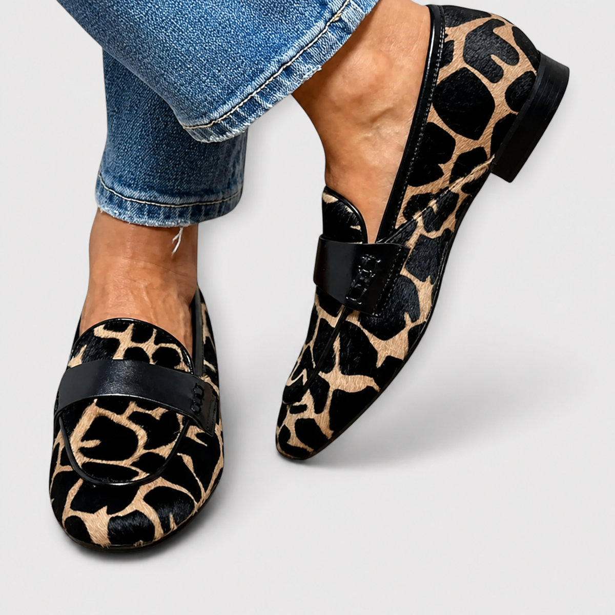 Léonie | Leopard Moccasins